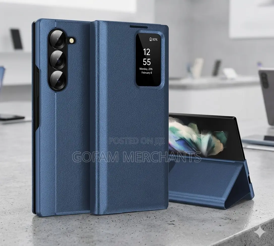 Samsung Galaxy Z Fold 7 Smart Clear View Wallet Case