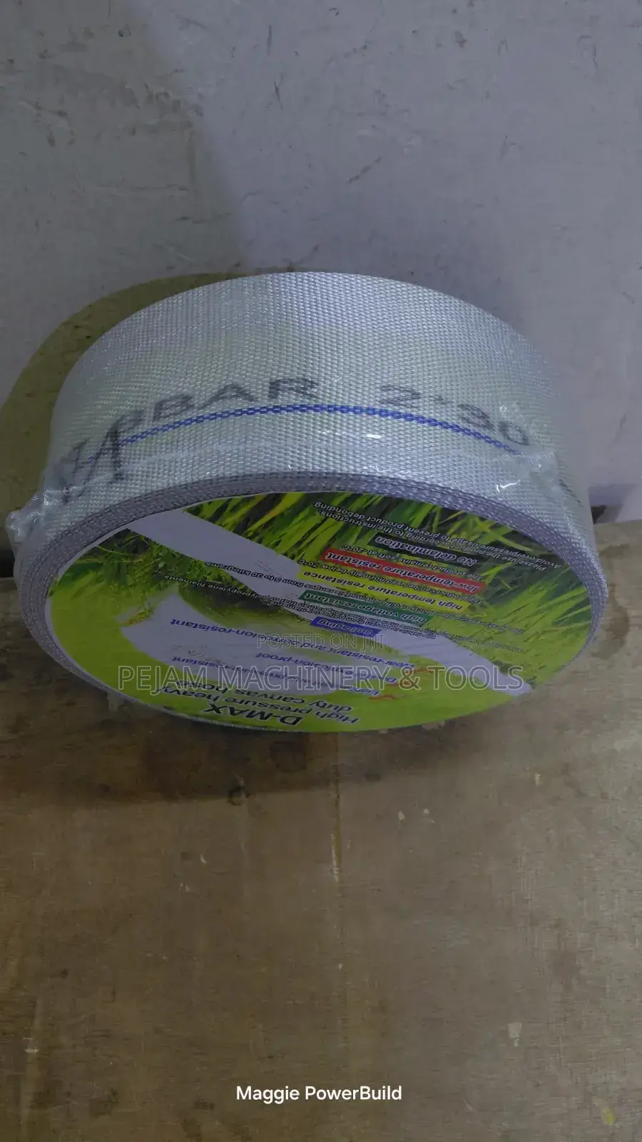 2"×30m D-Max High-Pressure Heavy-Duty Canvas Hose Double Layeres