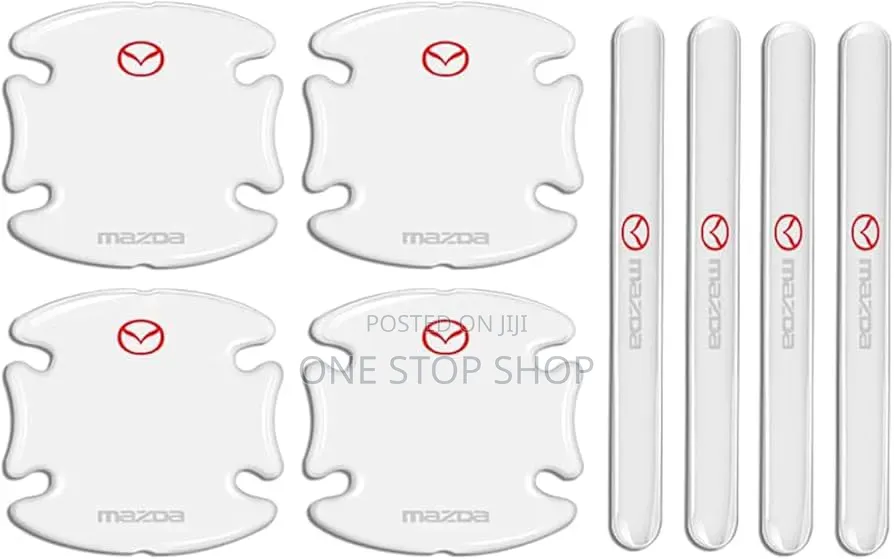 8pc Mazda Door Handles Bowl Scratch Stickers Paint Scratch Guard