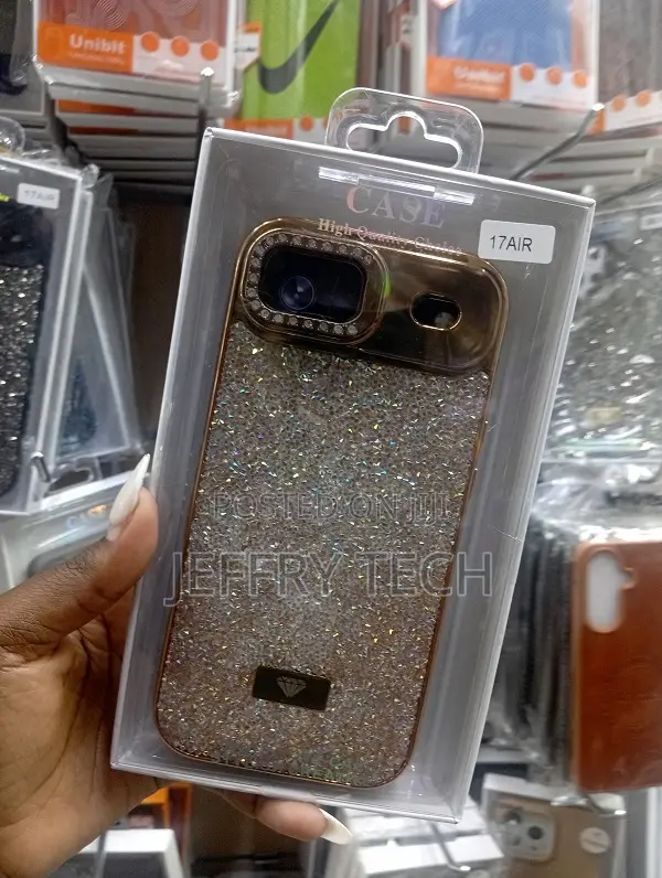 Dealy iPhone 17 Air Strass and Glitter Case
