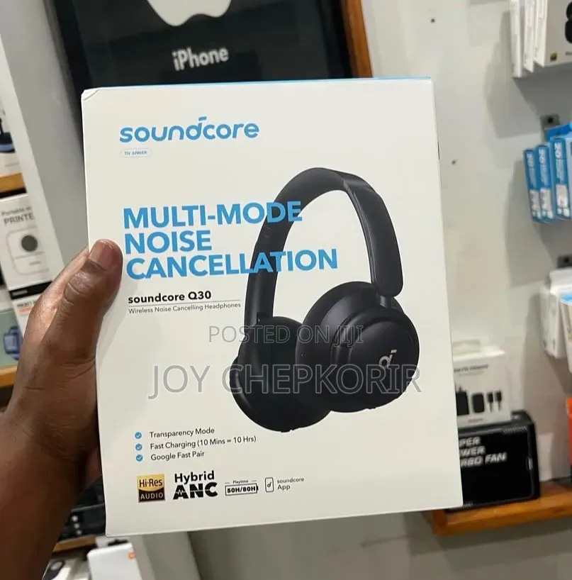 Soundcore Q30 by Anker, Hybrid Active Noise Cancelling