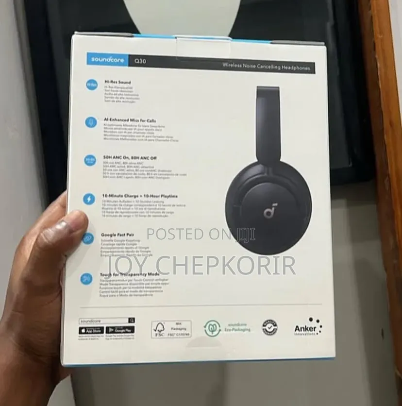 Soundcore Q30 by Anker, Hybrid Active Noise Cancelling