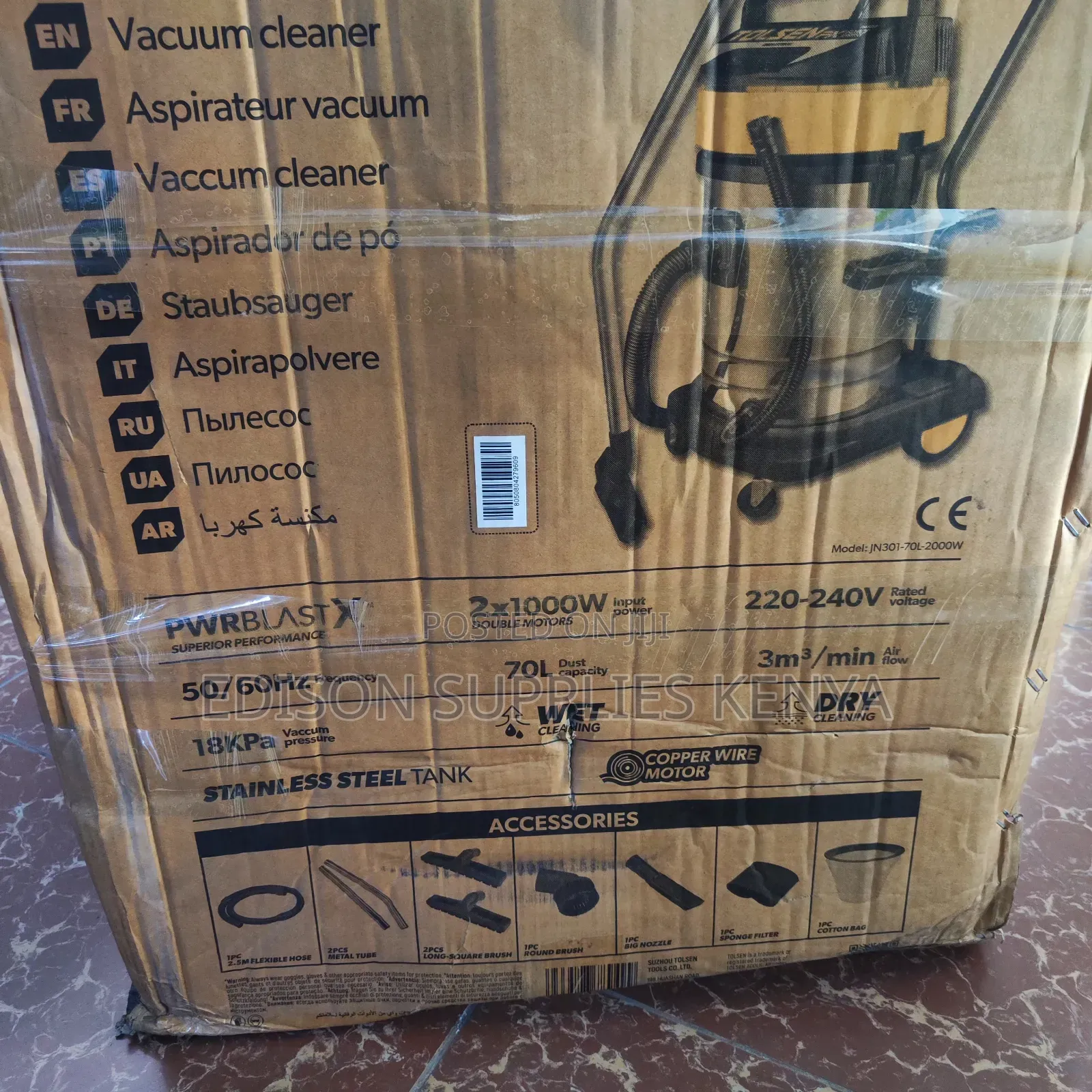Wet and Dry Vacuum Cleaner 70l Commercial Tolsen Wet Dry Vacuum 70 Lit
