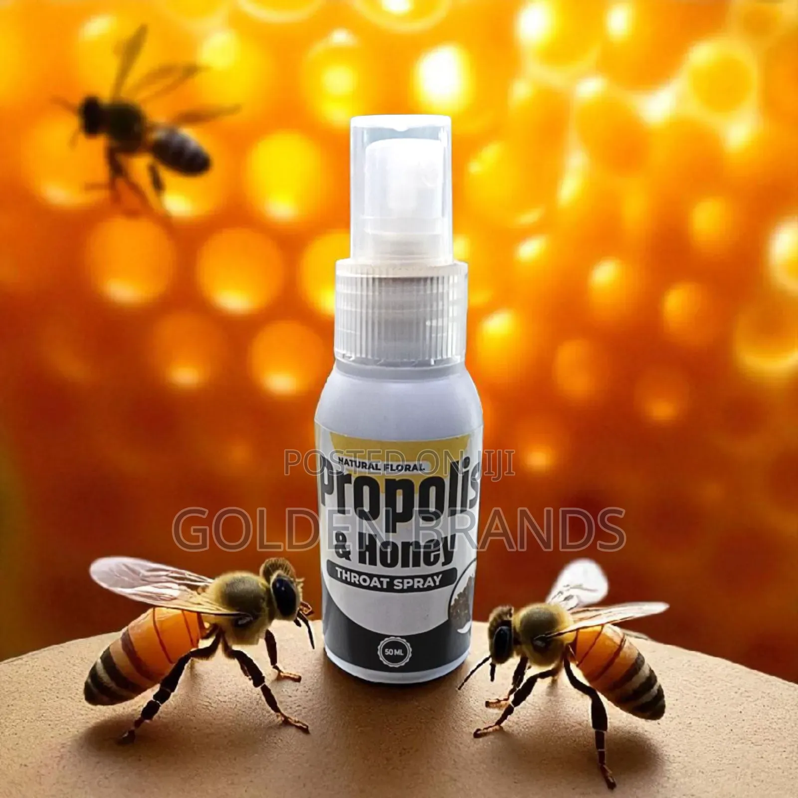 Propolis - Honey Throat Spray 50 Ml Spray Bottle.