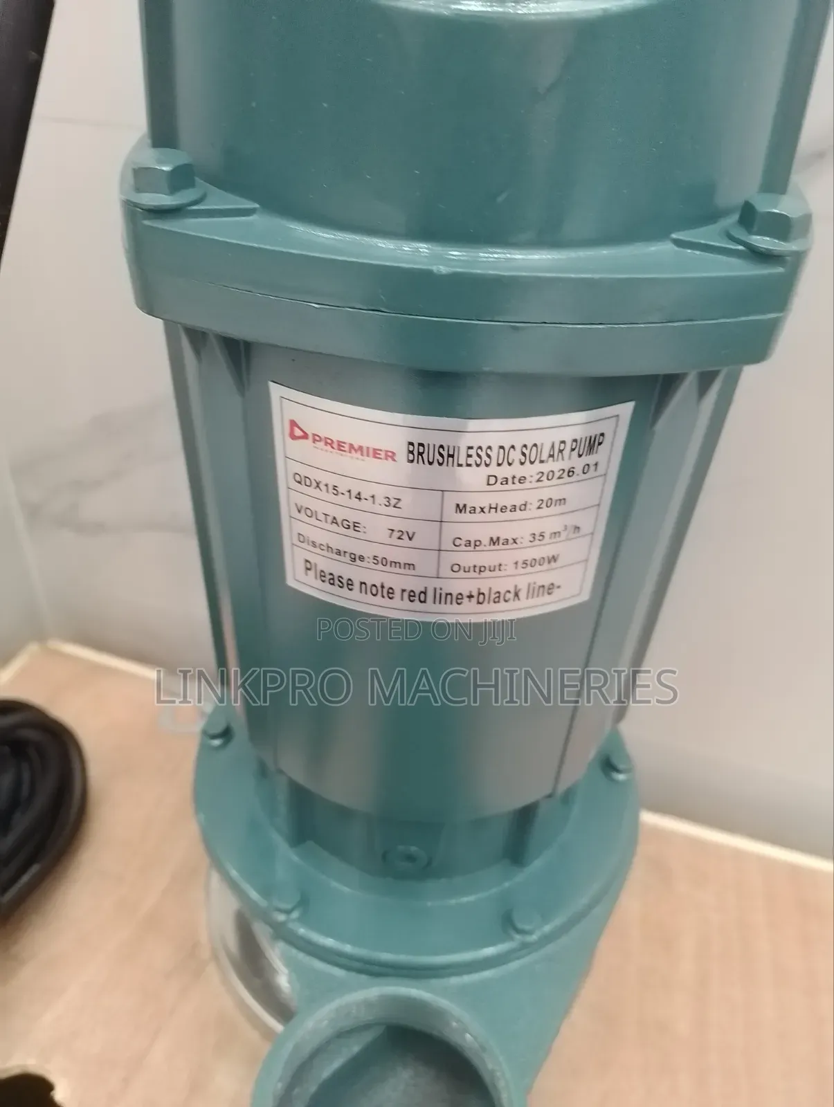 1500 Watts 72v Premier Brushless Dc Solar Pump Shallow Well