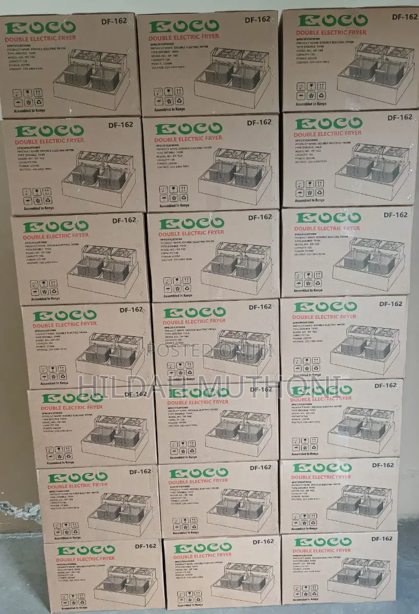 Ecco Double Deep Fryer Df-162