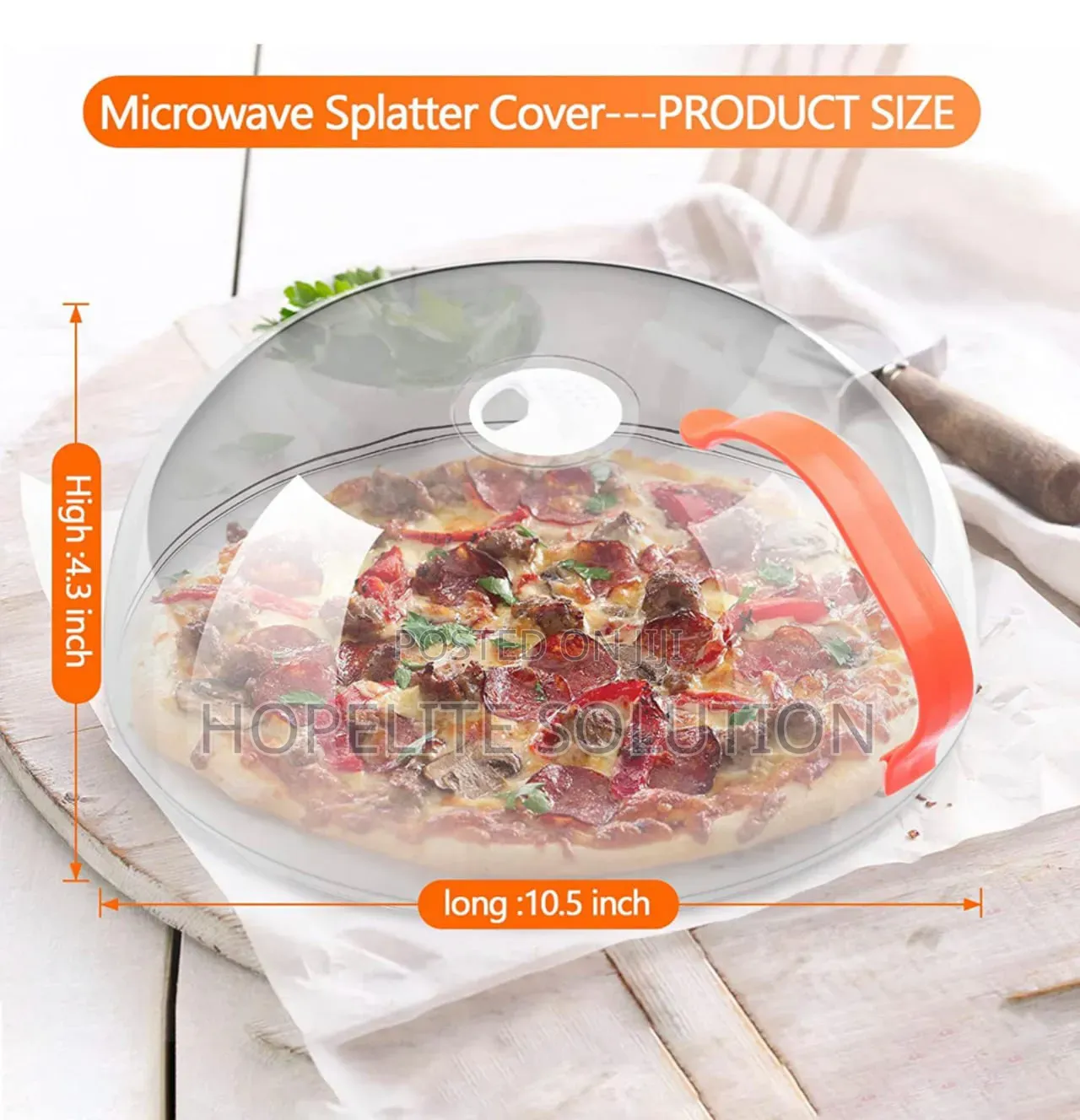Vent Microwave Food Cover