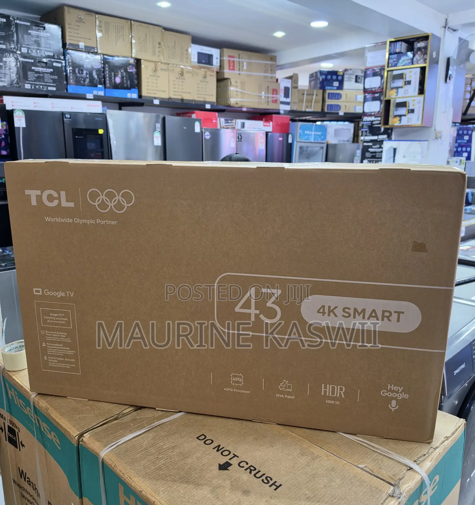 TCL 43”Inch HDR Google TV-43v6d