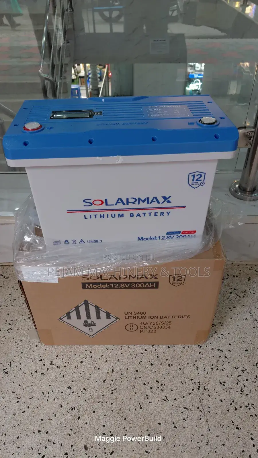 Solarmax 12.8v 300ah Lithium Iron Phosphate (Lifepo4) Battery