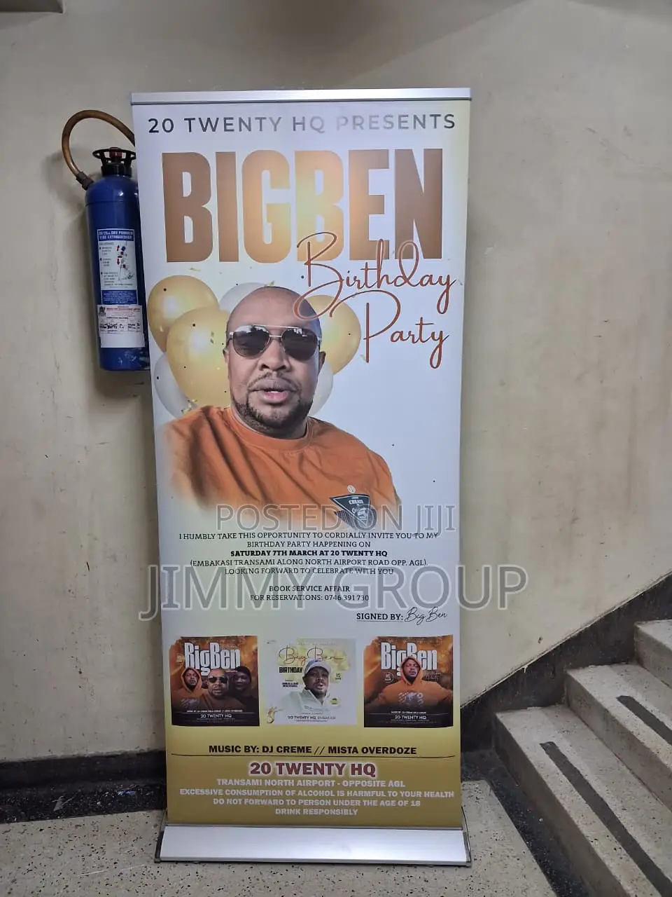 Big-Ben Pull Up Banner Branding