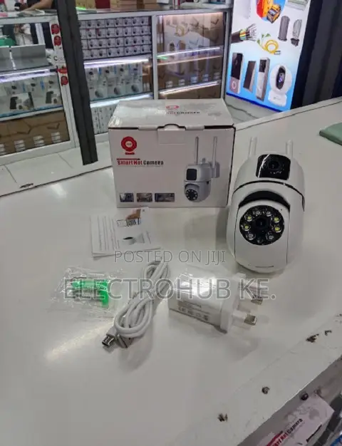 V380 Dual Lens Smart Camera Wall Mount Wifi CCTV