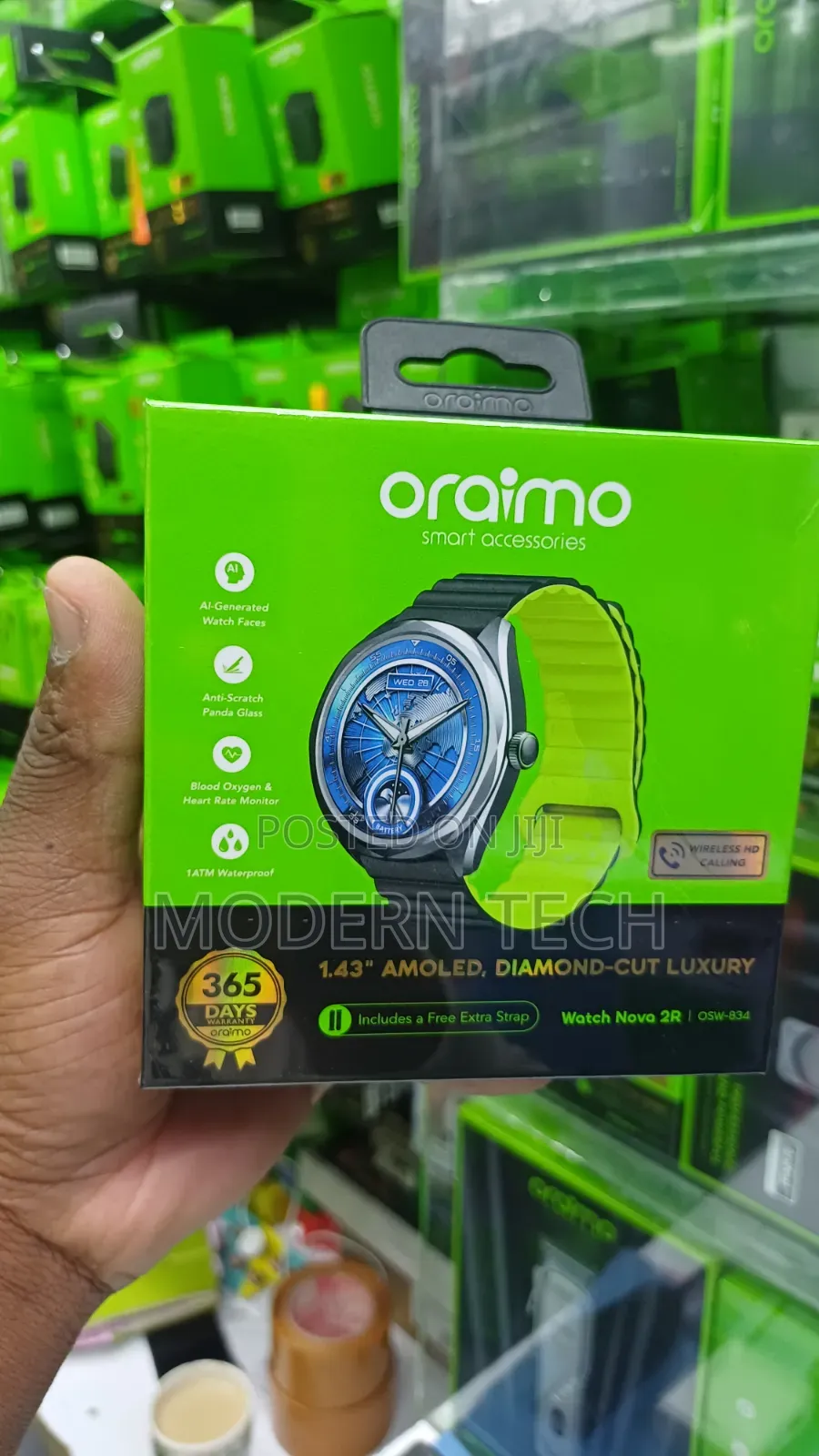 Oraimo Watch Nova 2r – Advanced Health Fitness Smartwatch