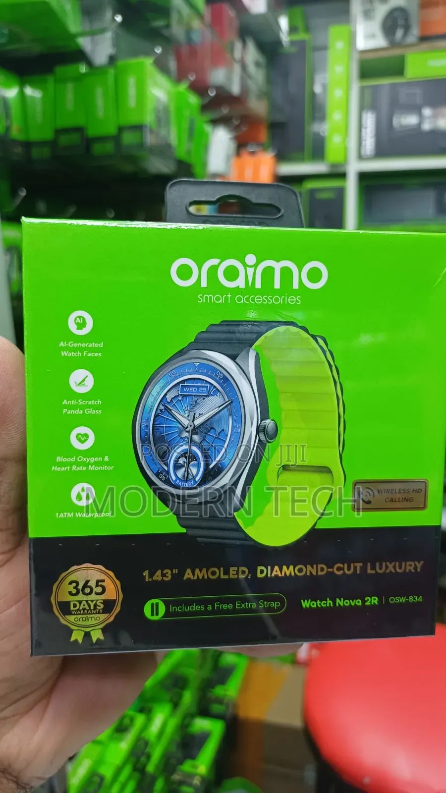 Oraimo Watch Nova 2r – Advanced Health Fitness Smartwatch