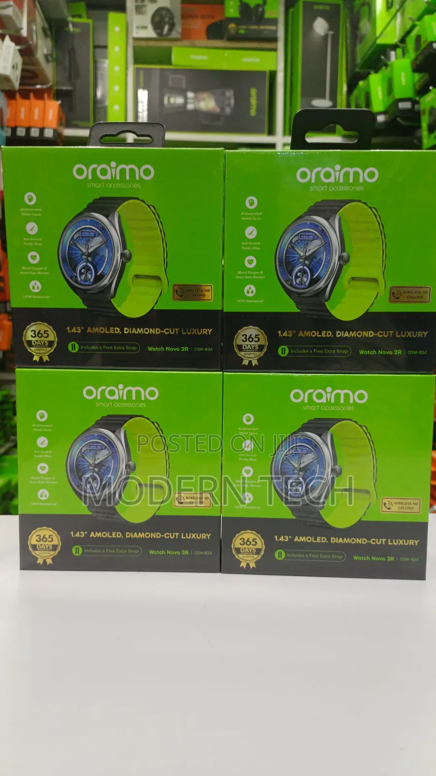 Oraimo Nova 2r Smart Watch With Spo2 Sleep Tracking