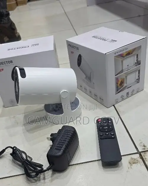 Hy300 Pro Ultra Mini Smart Projector With Type-C Power Cable