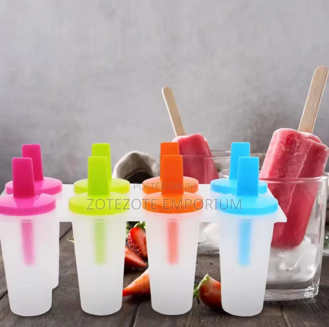 6 Piece Re-Usable Popsicle Mold