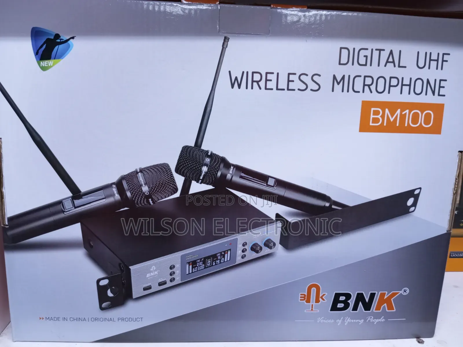 BNK Uhf Wireless Microphone. Bm100/ 2 Mic