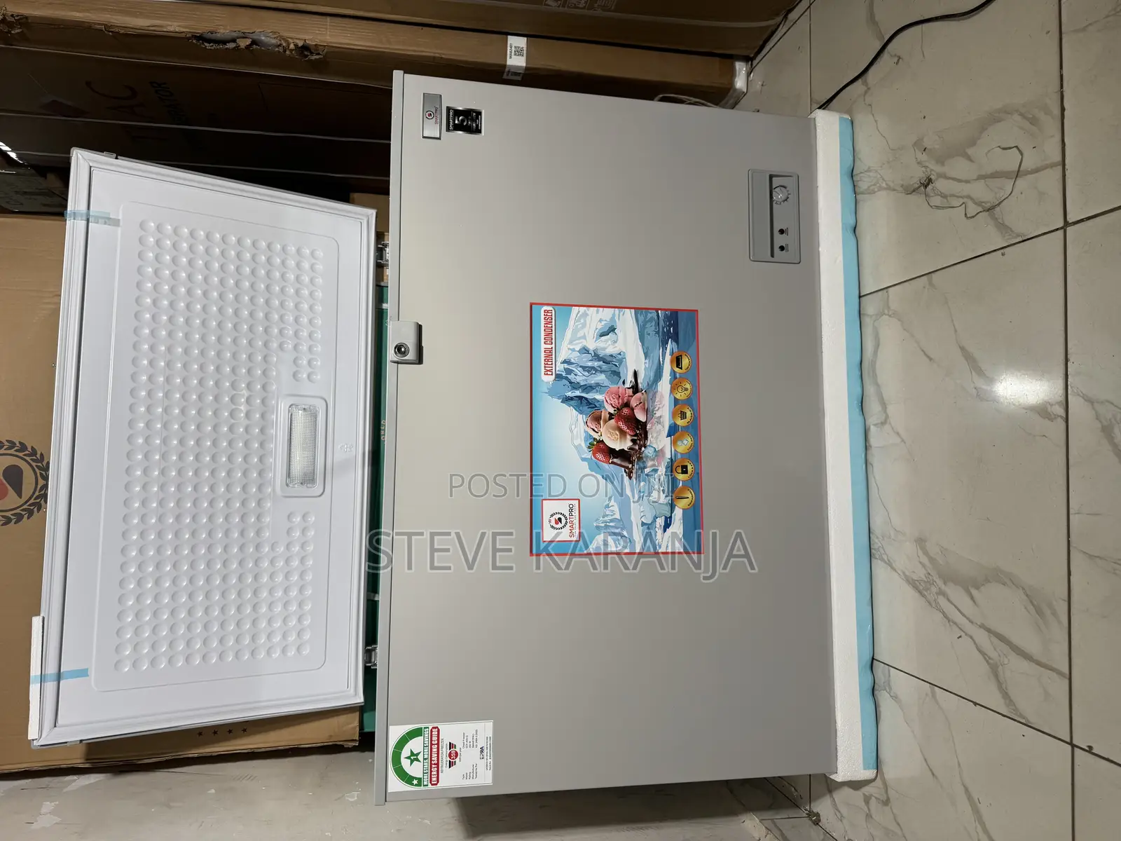 Smartpro Chest Freezer 340l Total Capacity With Cool Pack