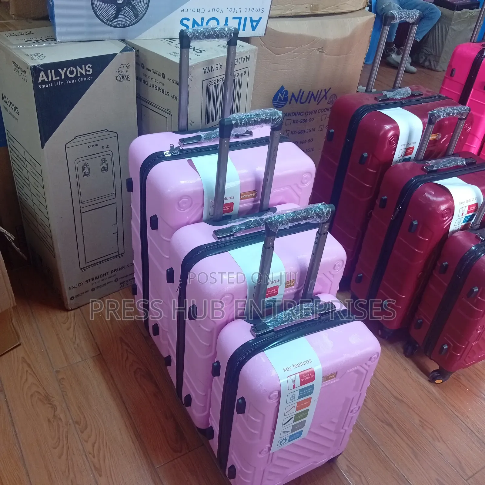 3 -in-1 Fibre Suitcase Set
