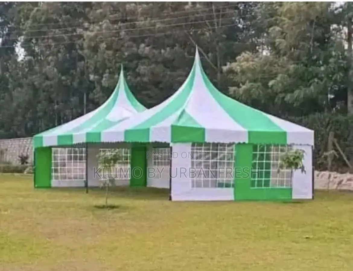 Double Peak Tents Available. 100 Seater.