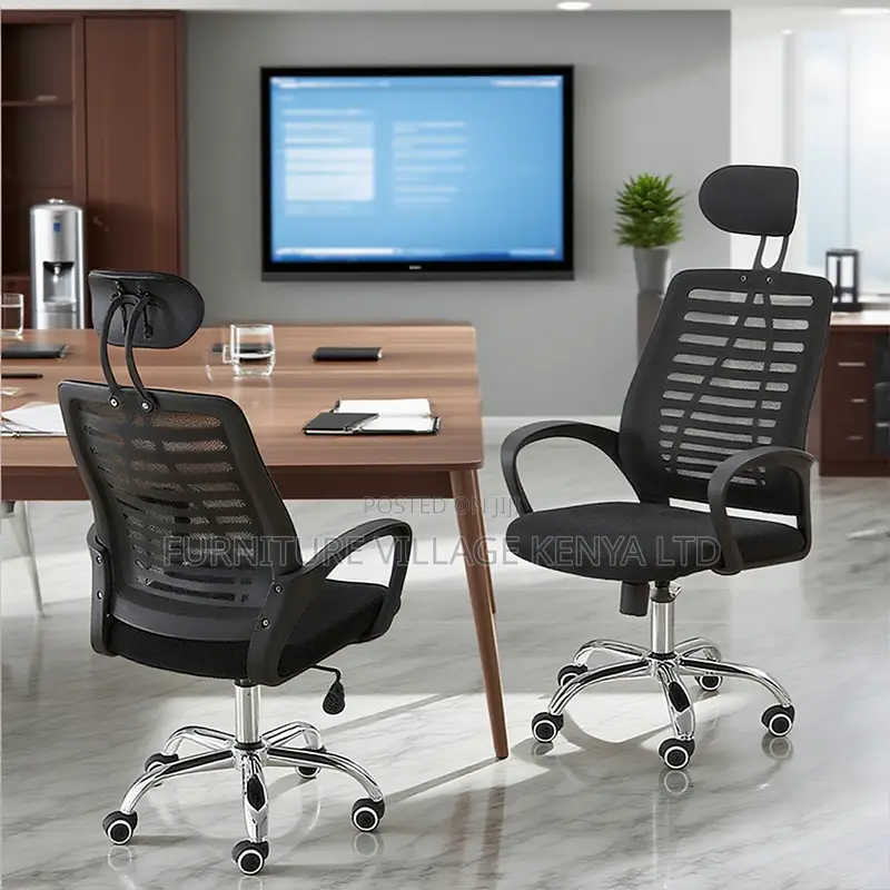 Swivel Height Adjustable Task Headrest Chair