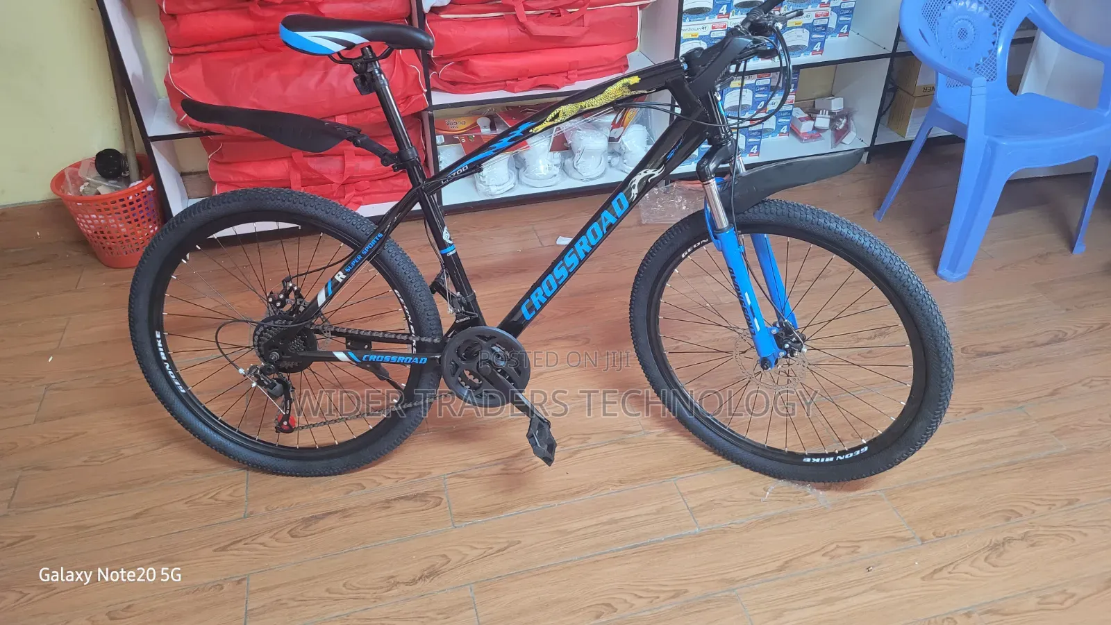 Size 26" Crossroad Mountain Bike in Black and Blue