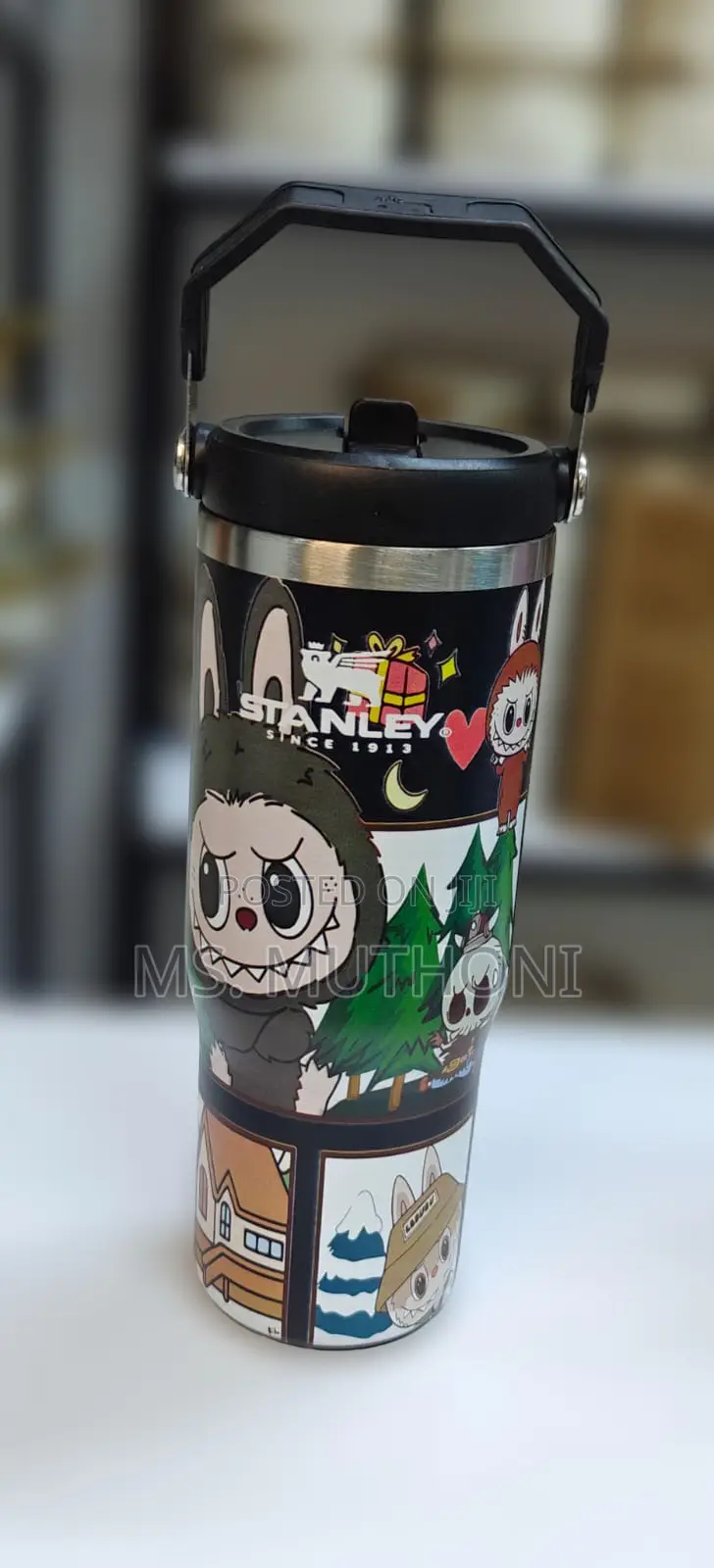 Graffiti Ice Flow Stanley Cup for Kids (800 Ml )