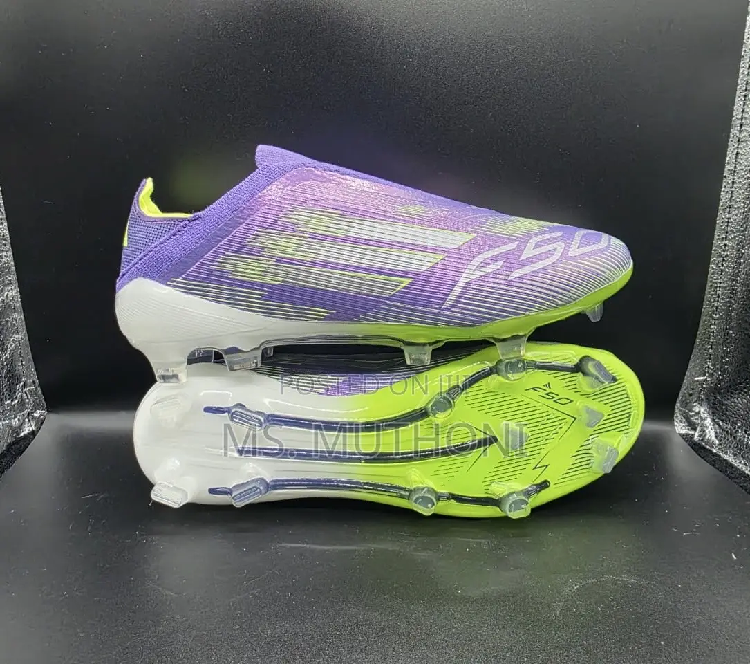 Lime  Adidas F50 Elite Laceless Firm Ground Football Boots