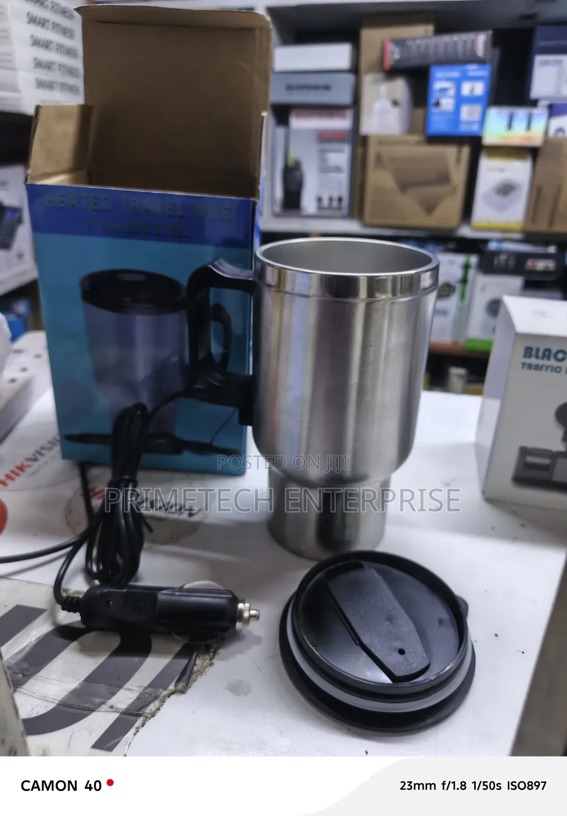 Electric Car Cup Stainless Steel