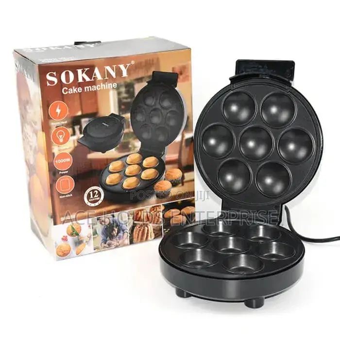 Sokany Cup/ Pop/ Cake Maker Machine - 1000watts