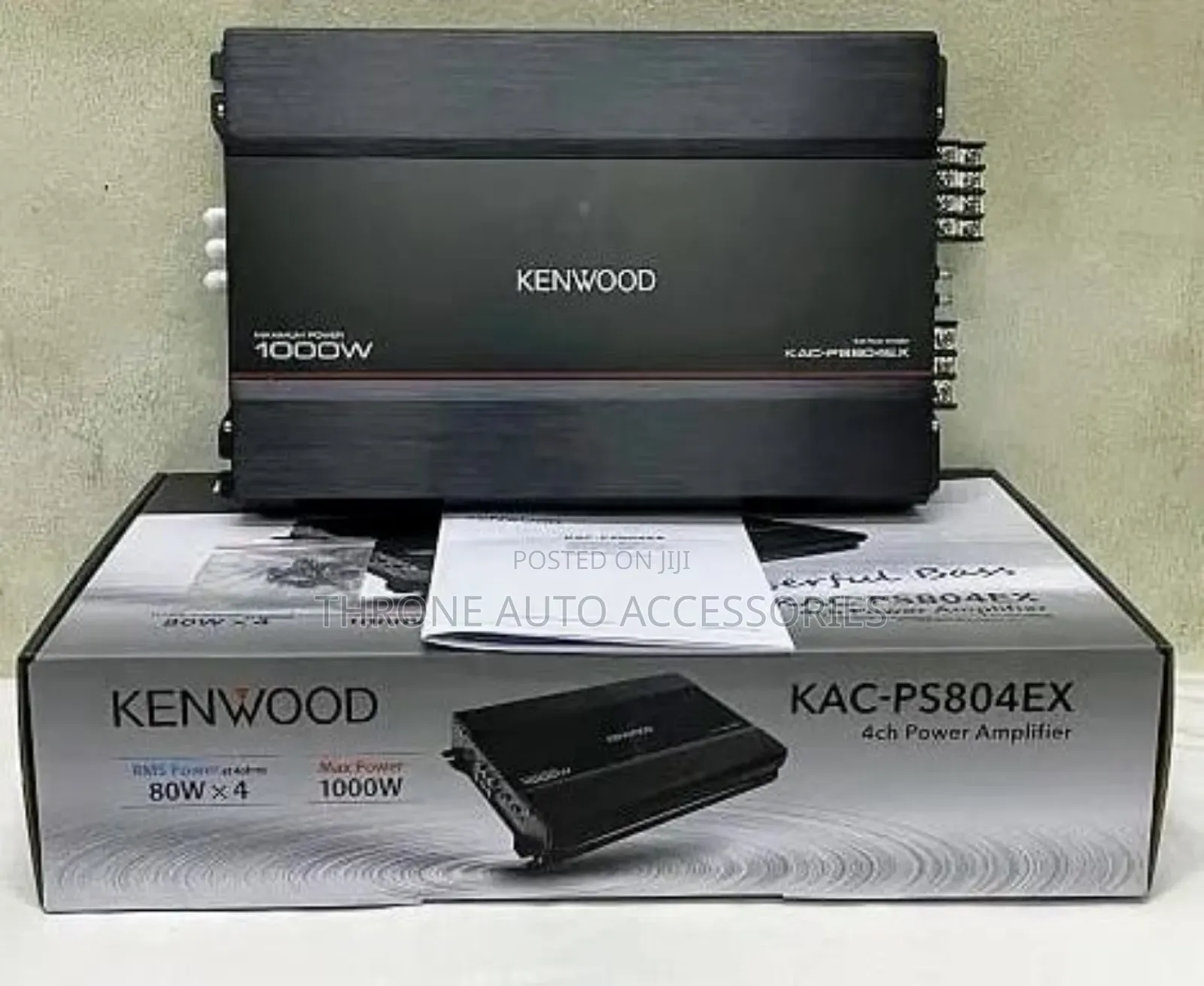 Kenwood 4ch Power Amplifier 1000w