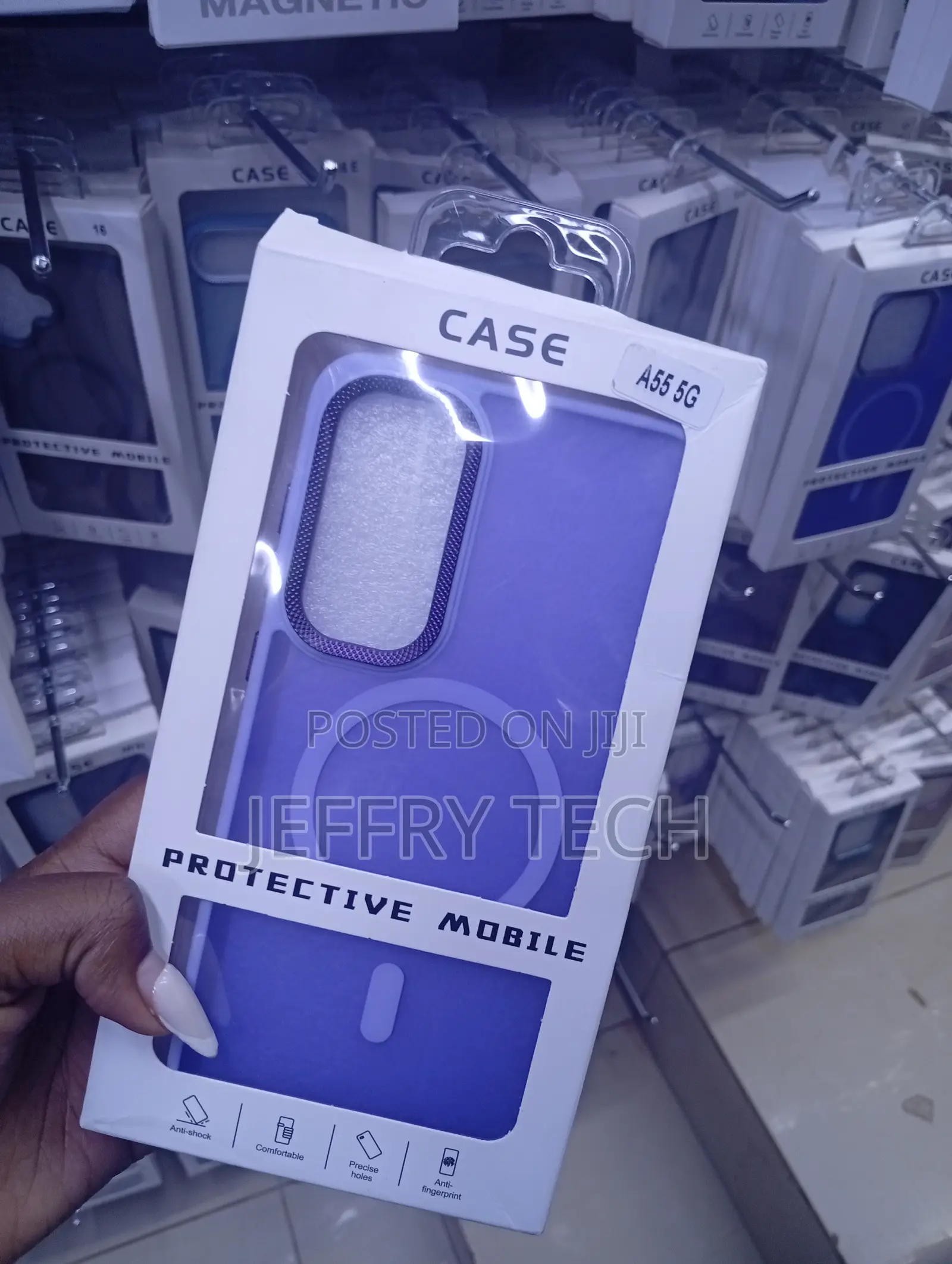 Samsung Galaxy A55 5g Purple Generic Magnetic Case