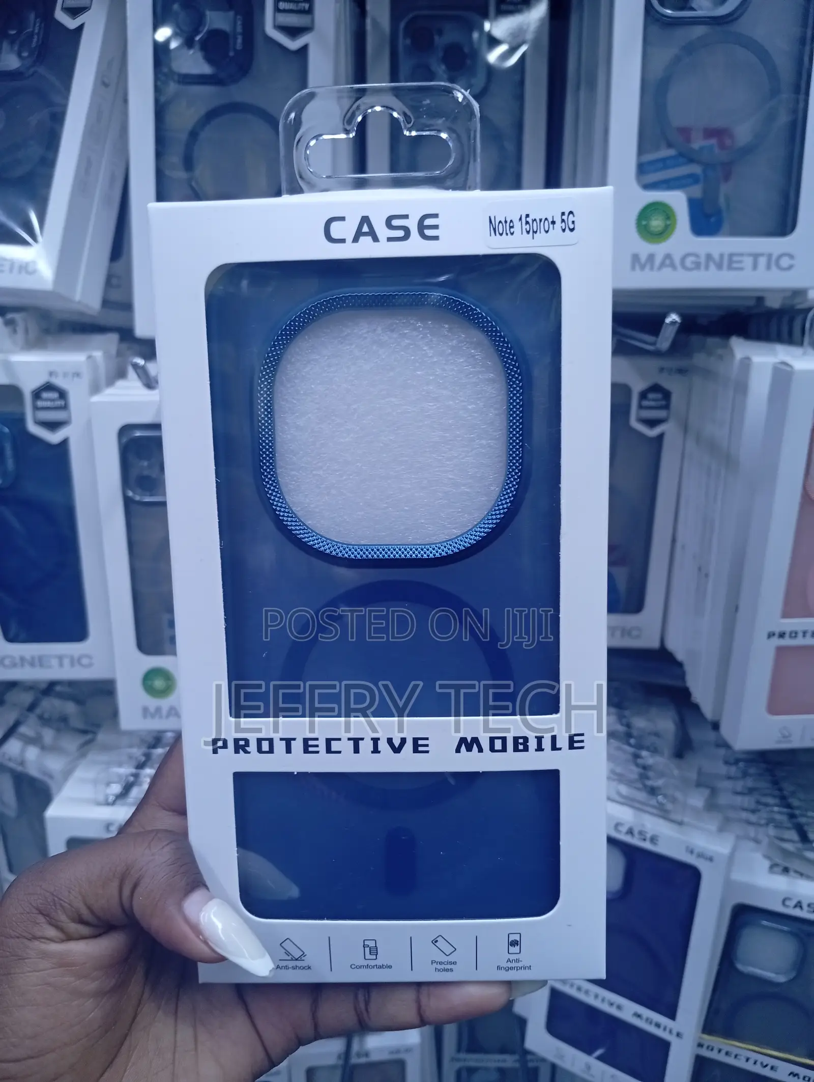 Infinix Note 15 Pro+ Blue Protective Mobile Case