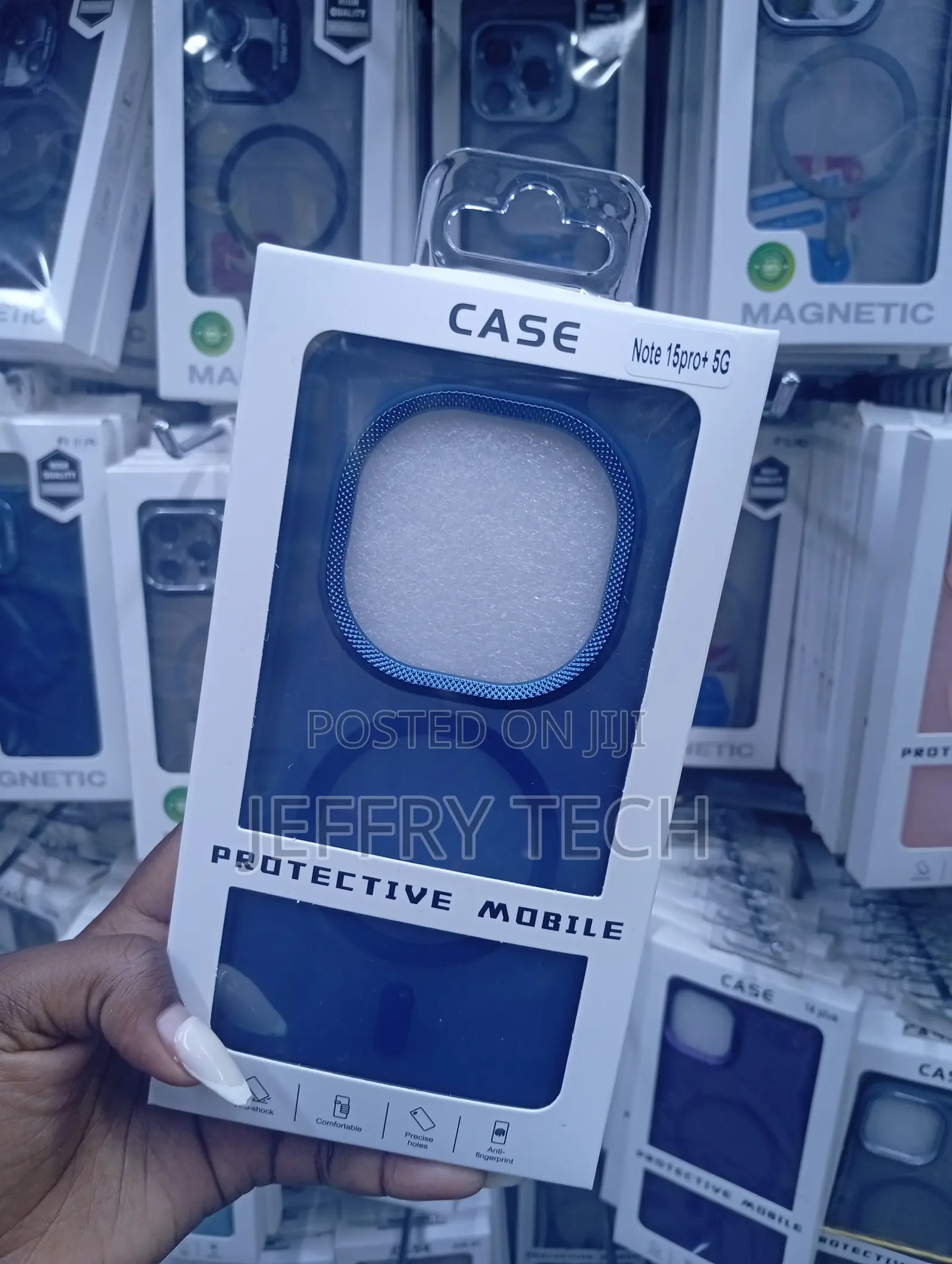 Infinix Note 15 Pro+ Blue Protective Mobile Case