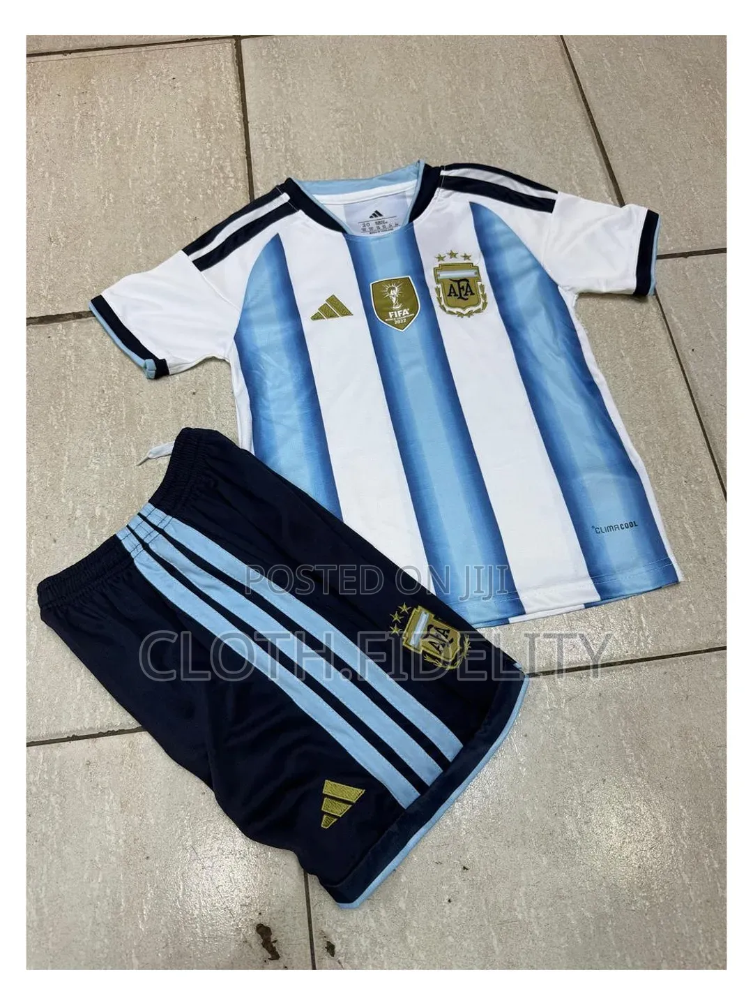 Argentina Home Kids Jersey.(World Cup 2026.)