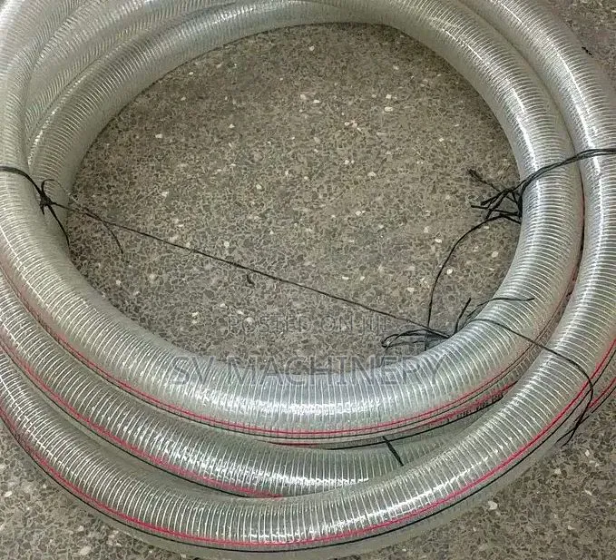 Heavy Duty 3" 30m Clear Wired Suction Pipe