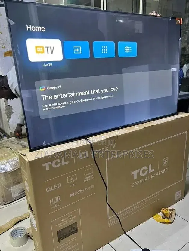 TCL 43 Qled ,Entertainment With the TCL 43” Qled Frameless Tv