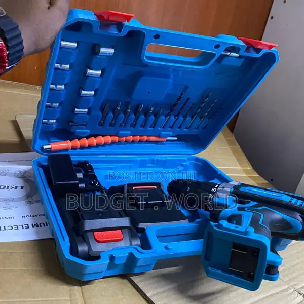 Makita 21v Electric Screwdriver Drill Machine With Dual Batteries
