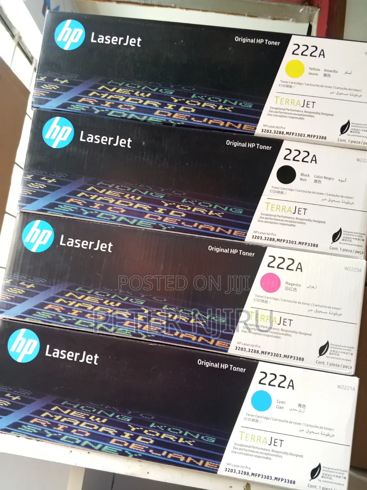 Hp 222a Cyan, Magenta, Yellow Original Laserjet Toner Cartridge