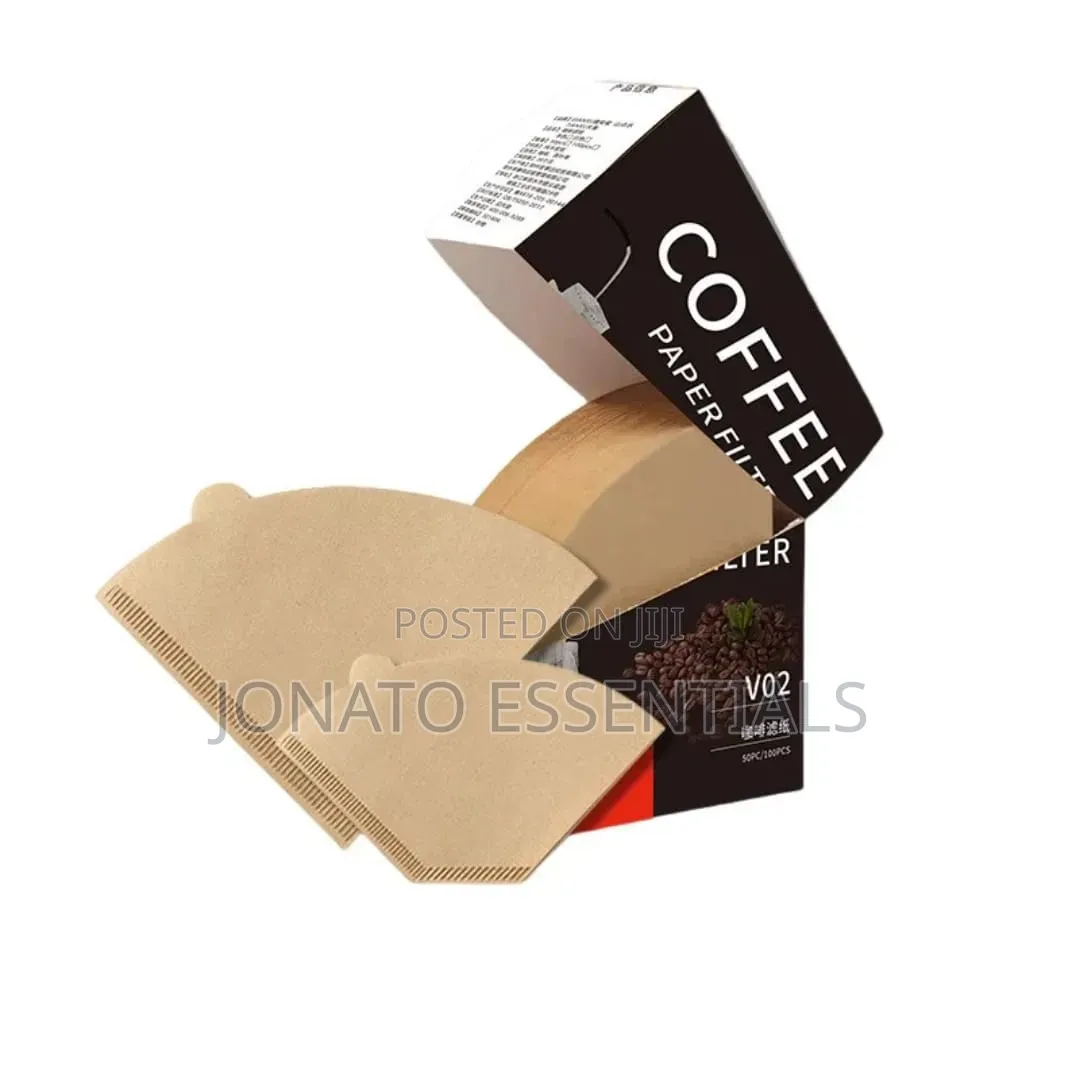 Coffee Filter Paper Size 02 (50pcs) - Unbleached Brown Filters