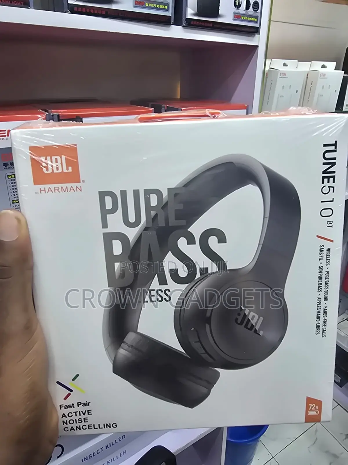 JBL Tune 510bt Wireless Headphones Pure Bass Bluetooth