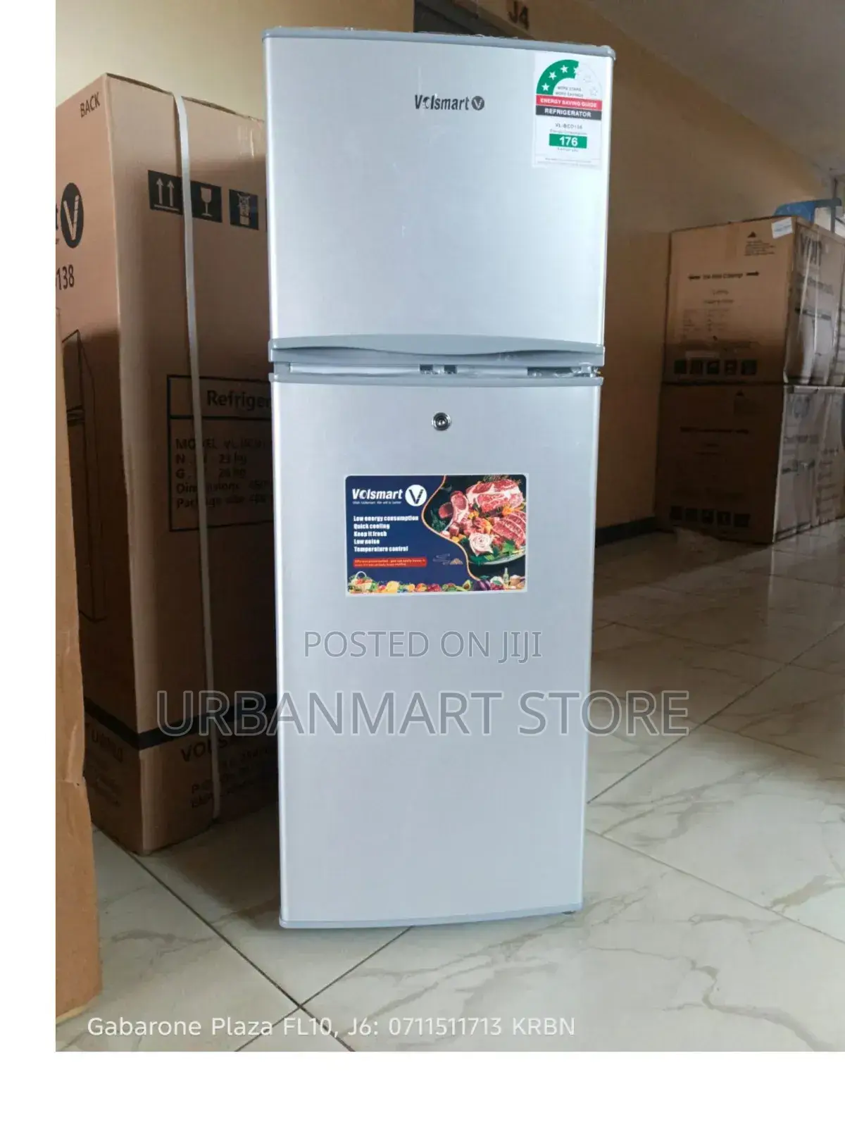Volsmart 138l Double Door Direct Cool Refrigerator