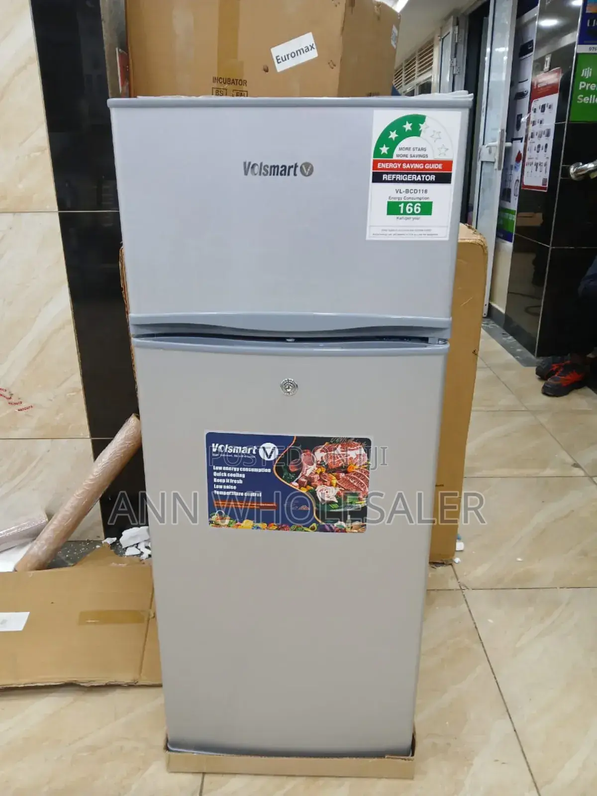 118 Litres Volsmart Double Door Refrigerator