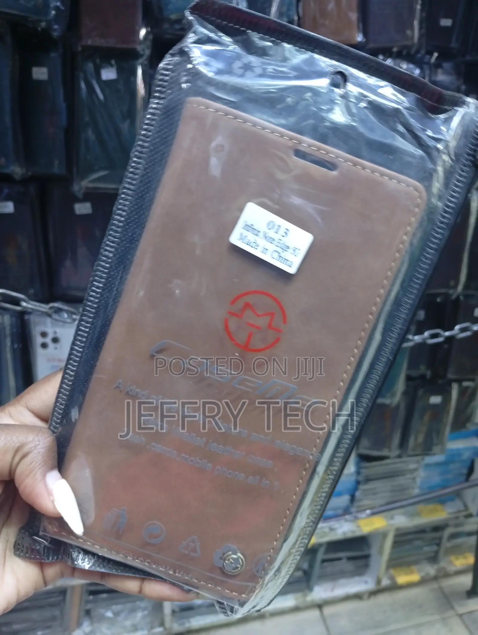 Redmi Note 13 Phone Brown Caseme Retro Leather Case