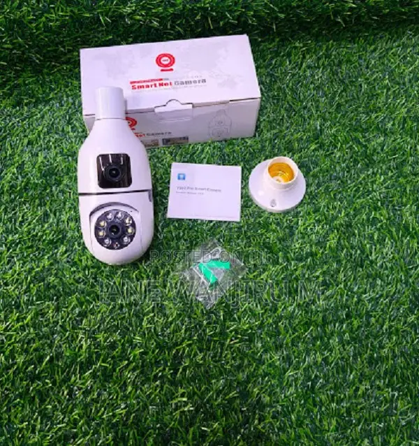 2m.P Bulb Dual Lens Nanny Camera 360degrees View Double Lens