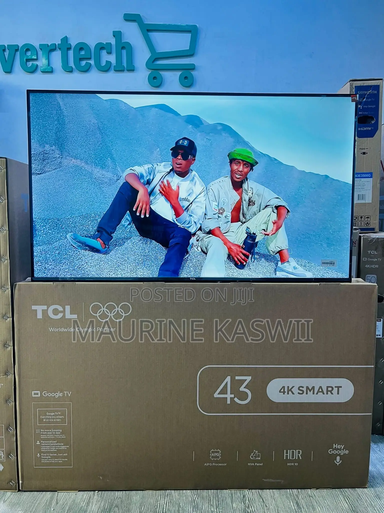 TCL 43” V6d HDR Google Smart With Google Assistance