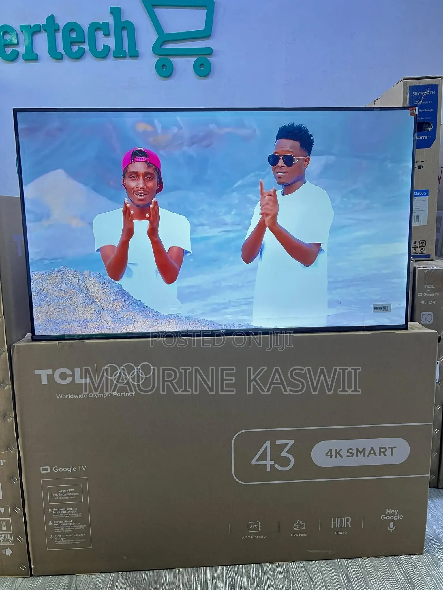 TCL V6d 43” HDR Google ,New 2026tv