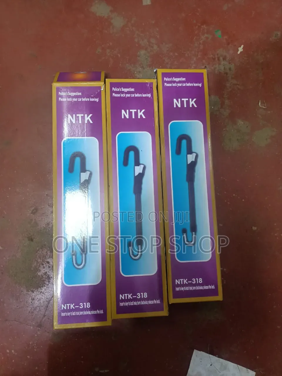 Steering _Pedal Security Lock Double Hook Mechanism