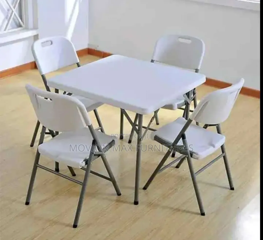 Foldable Table With Chairs