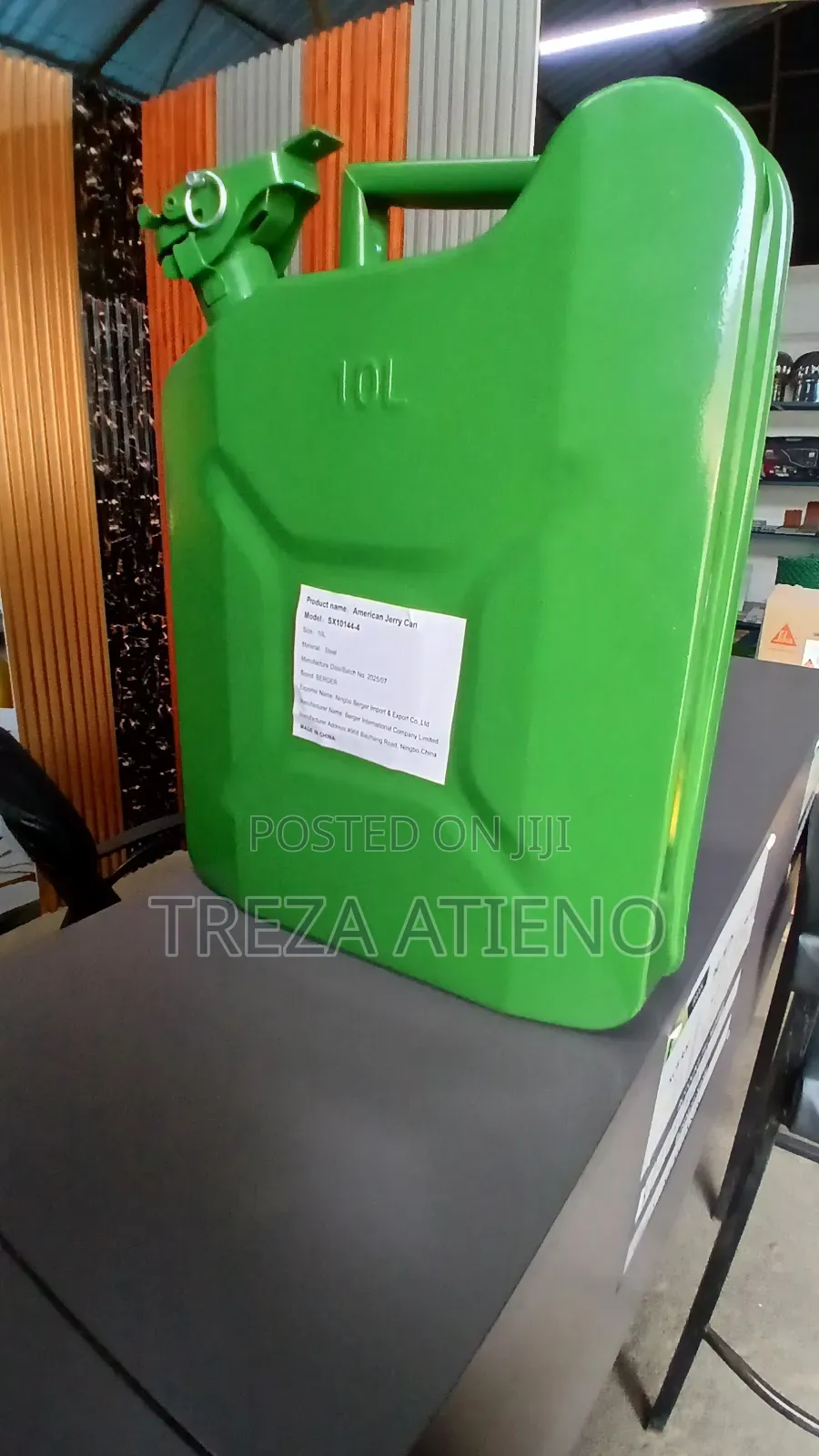 10 Litres Heavy Duty Fuel Jerrican